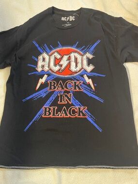 AC/DC Back In Black Graphic Tee from PacSun